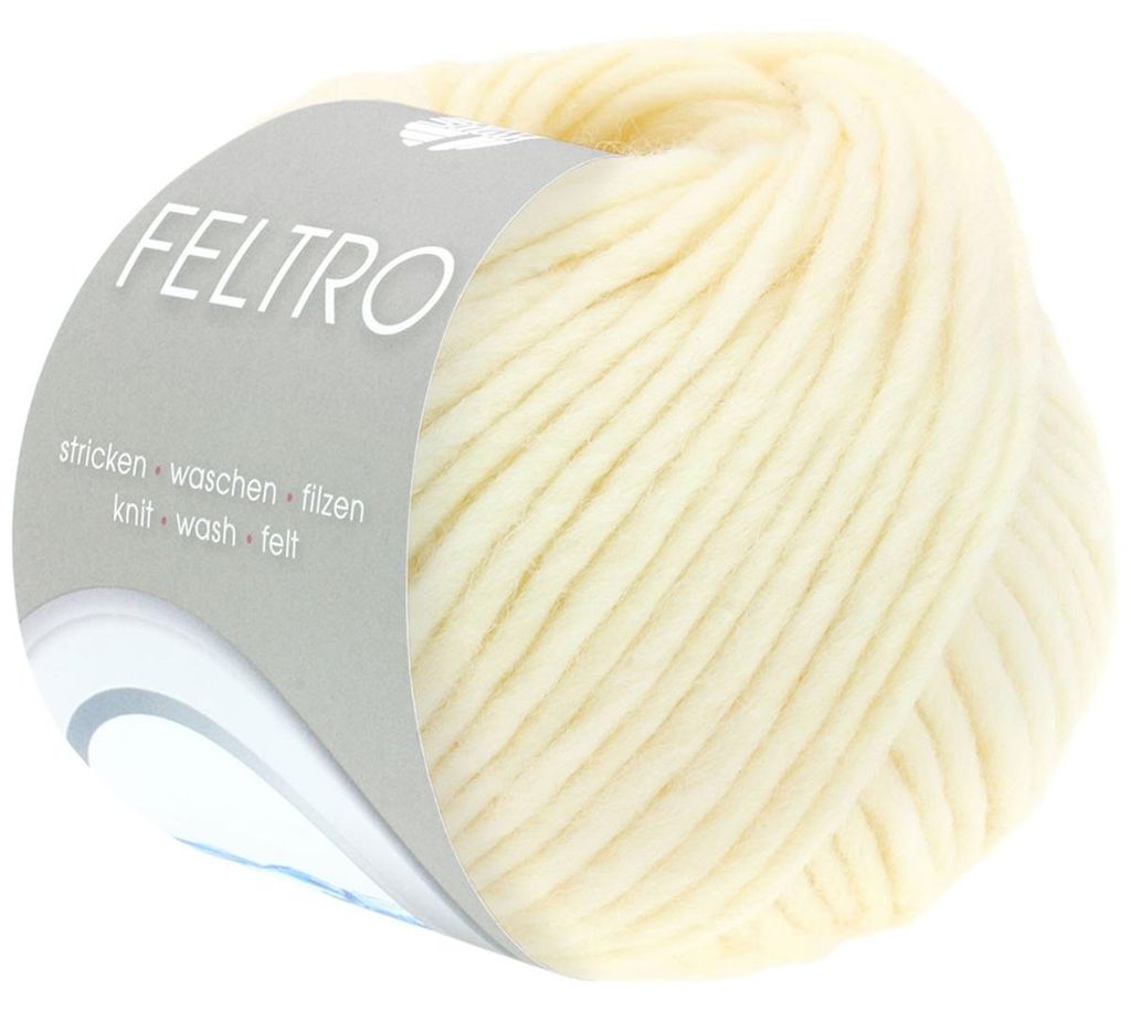 Lana Grossa - Feltro 0001 rohweiß Produktbild 