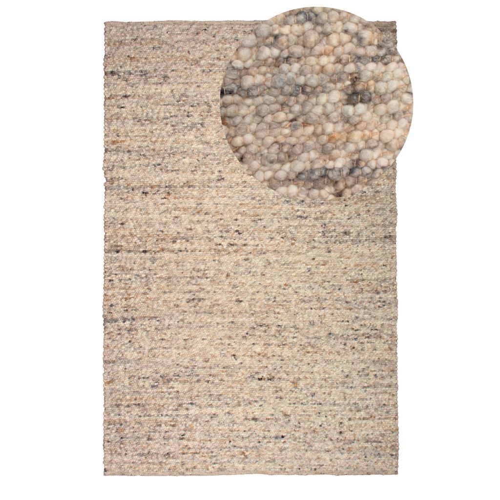 Haro – Piazza Rimini Teppich (reine Schurwolle, flach verwebt, beidseitig nutzbar) (200 cm x 300 cm)