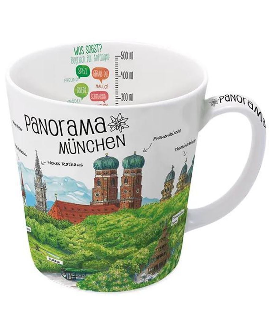 Kaffeebecher München Panorama, Kaffeetasse Tassen Teetassen Produktbild 