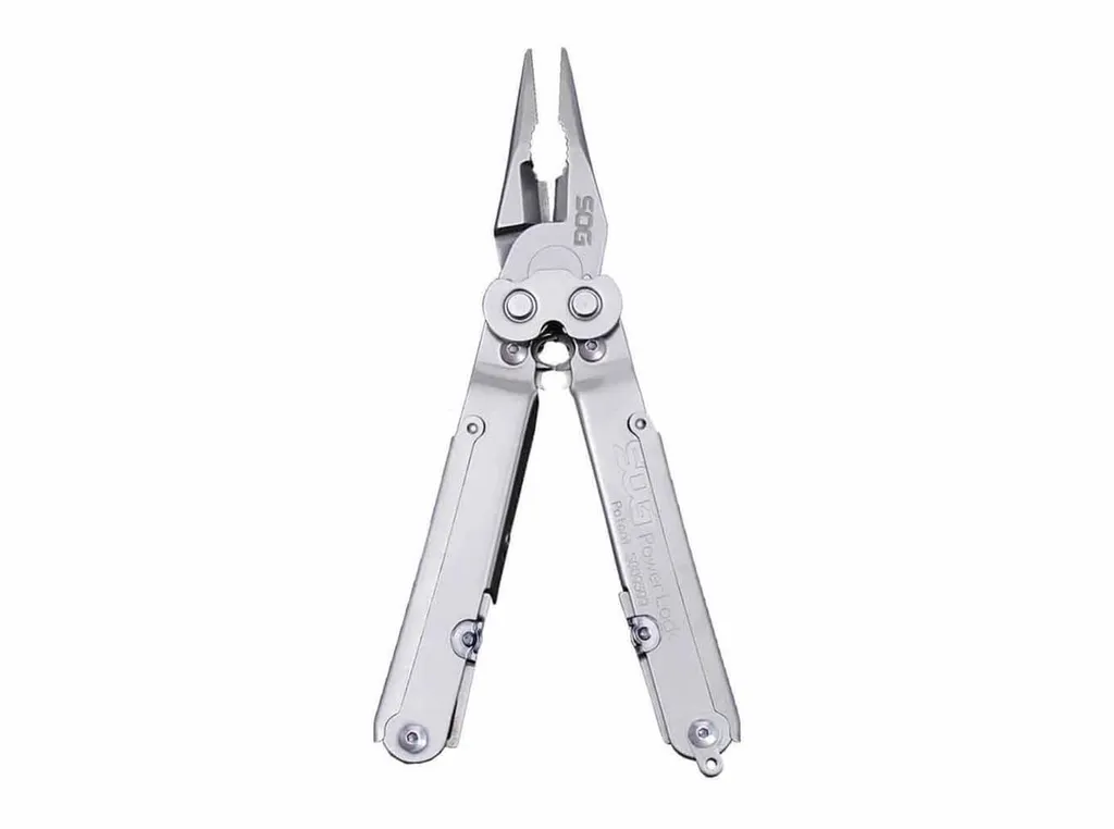SOG S60 PowerLock Ciseaux S60N-CP Multitool - Pince Multifonction Inox
