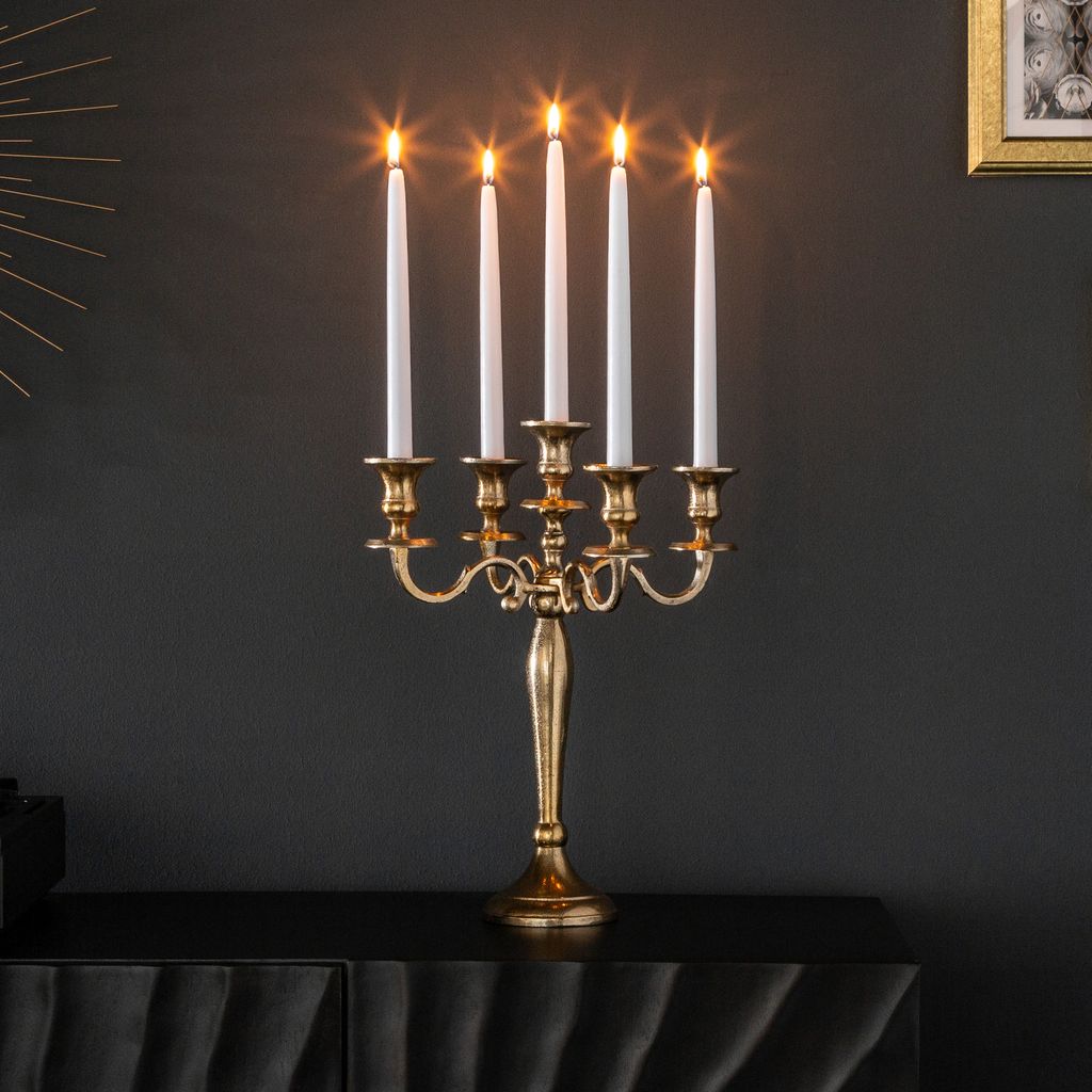 riess-ambiente Kerzenständer MODERN BAROCK 40cm gold Produktbild