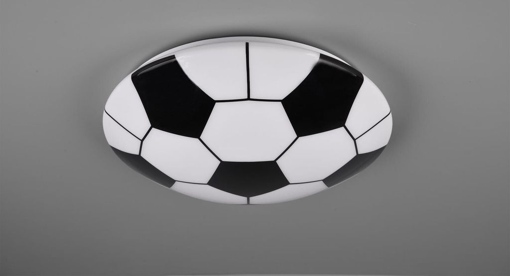 Plafon LED okrągły KLOPPI biało-czarny 12W Ciepła biel Zdjęcie produktu 