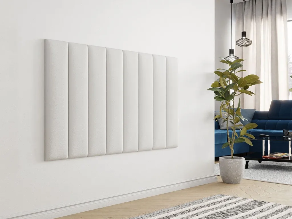 Aménager une tête de lit design avec le panneau mural 80x20 PAG blanc