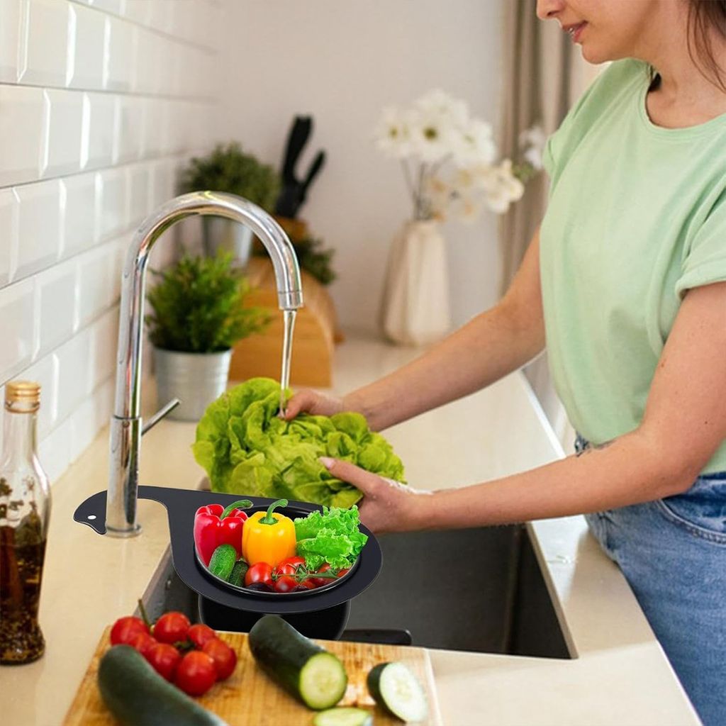 Schwanenform Siebkorb Für Spülbecken - Edelstahl Abflusskorb Für Küchenspüle