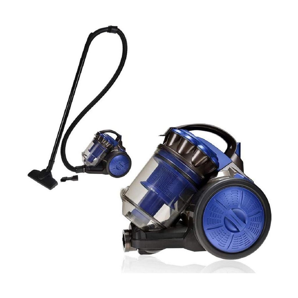 EDM EDM Compact Staubsauger ohne Beutel - 2,5 L 700W - Blau, Schwarz - 24x33x29cm