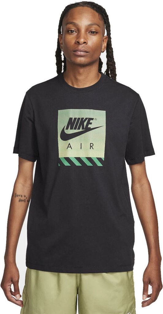 NIKE M NSW TEE FW CONNECT T-Shirt Herren schwarz XL