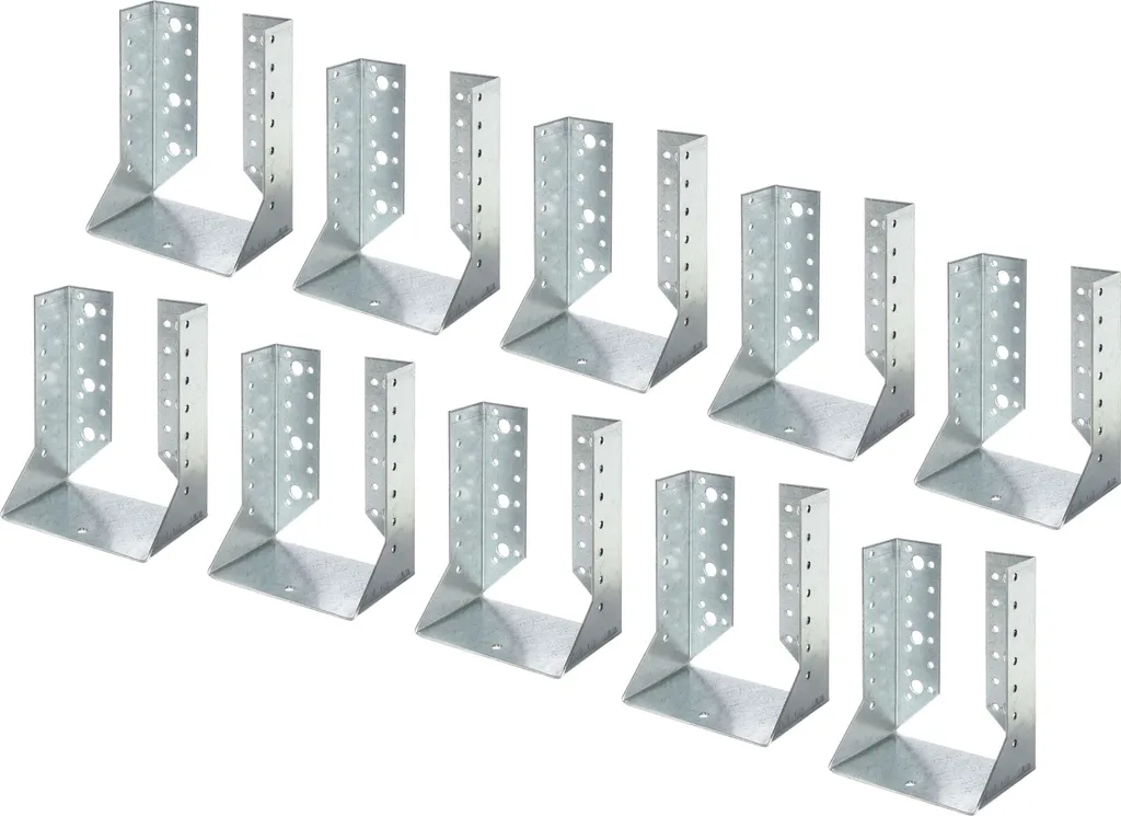 Sabot de poutre pour terrasse et plancher bois 120x160 mm - Pack de 10