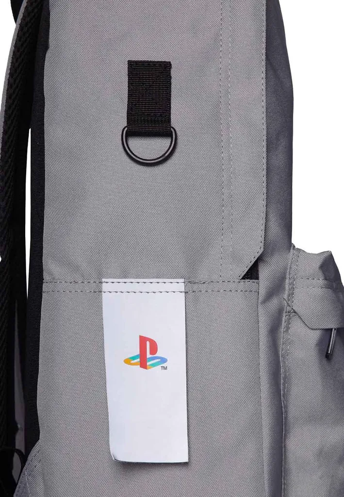 Backpack PlayStation Gris avec Logo Couleur Design Original PS One 20L - 6