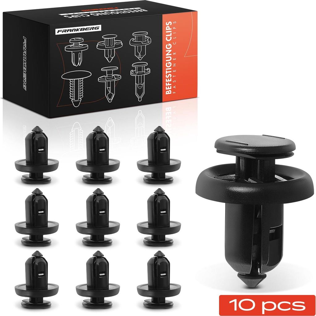 Frankberg 10x Befestigungsclips Stoßstange für Honda Accord IX VII CR-V Acura