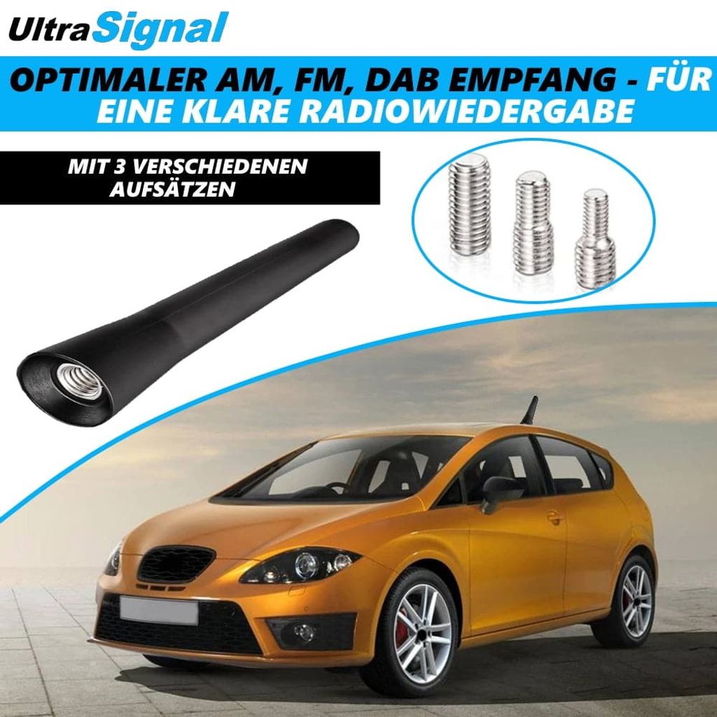 Premium 16cm Auto Antenne FM Fuß Sockel M5 Radio RAKU 2 II für viele Fahrzeuge Premium 16cm Auto Antenne FM Fuß Sockel M5 Radio RAKU 2 II für viele Fahrzeuge