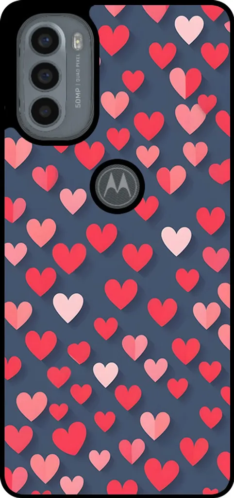 Custodia Protettiva TPU Motorola Moto G31 G41 Design Cuori