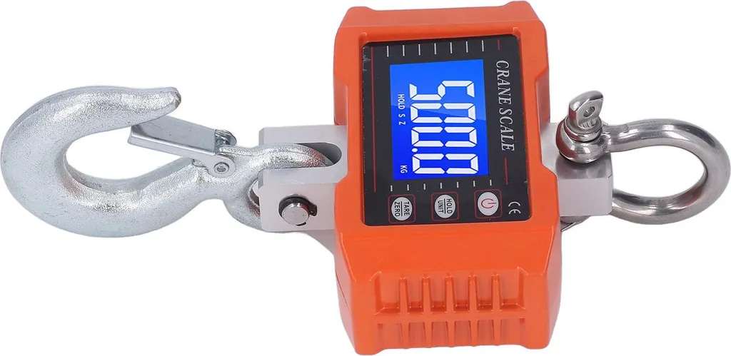Peson électronique industriel 1T avec écran digital et crochet fixe