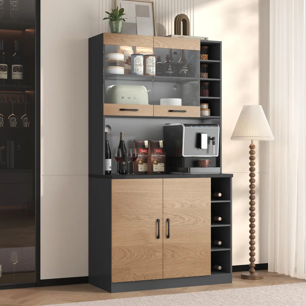 Buffet haut de cuisine pour optimiser l'espace et le rangement - 10