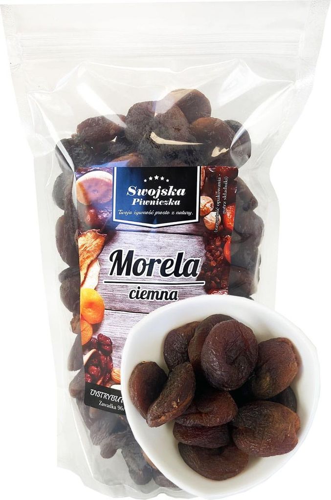 TÜRKISCHE GETROCKNETE APRIKOSEN, NATÜRLICH, DUNKEL, OHNE SCHWEFEL, 1 kg, Swojska Piwniczka