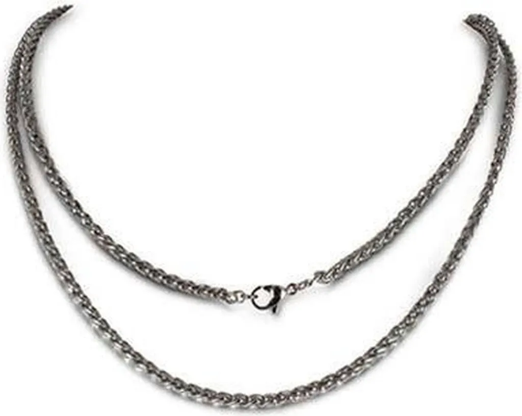 Collier Lockits 980600268 Anti-Ternissement en Argent Hypoallergénique