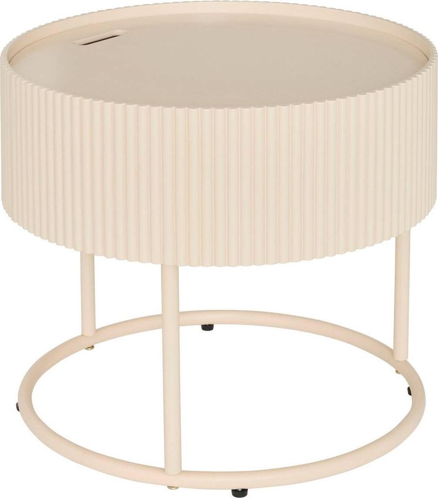 Couchtisch juna beige 45x45x40,5cm - Atmosphera créateur d'intérieur