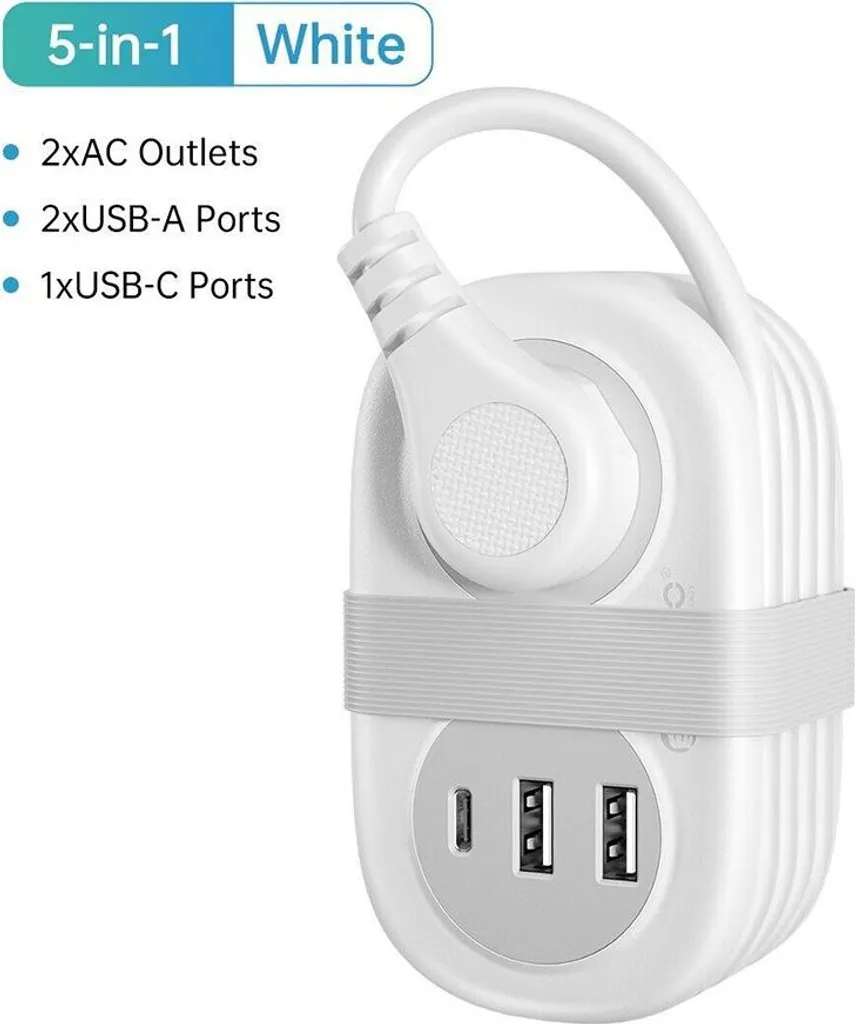 Multiprise de Voyage avec USB-C INF : Finissez-en avec le Manque de Prises - 3