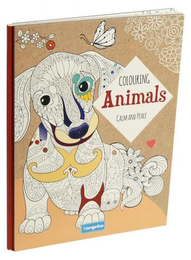 Carte de colorat Calm and Peace Baby Animals
