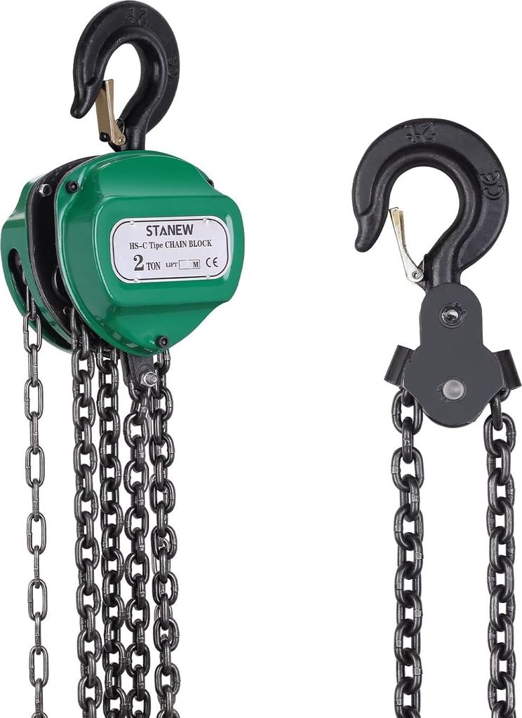 STANEW Kettenzug mit 2000 kg Tragfähigkeit, Handkettenzug Produktbild 