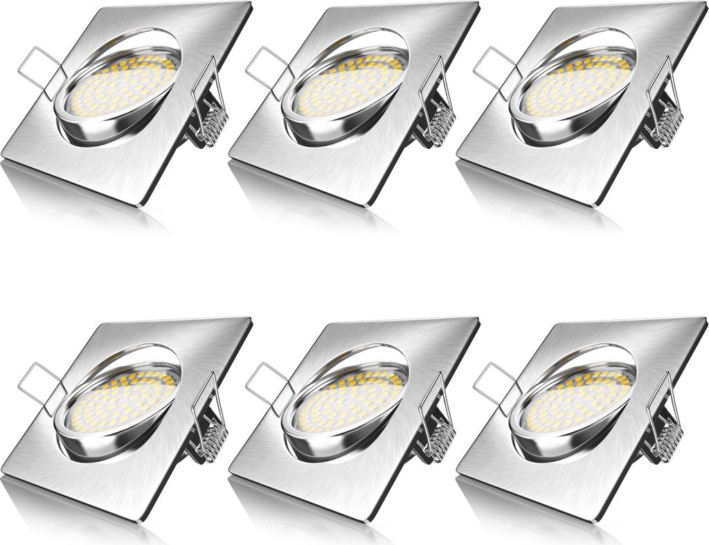 Brandson 6x LED vstavané bodové svietidlo vo vzhľade Obrázok produktu 