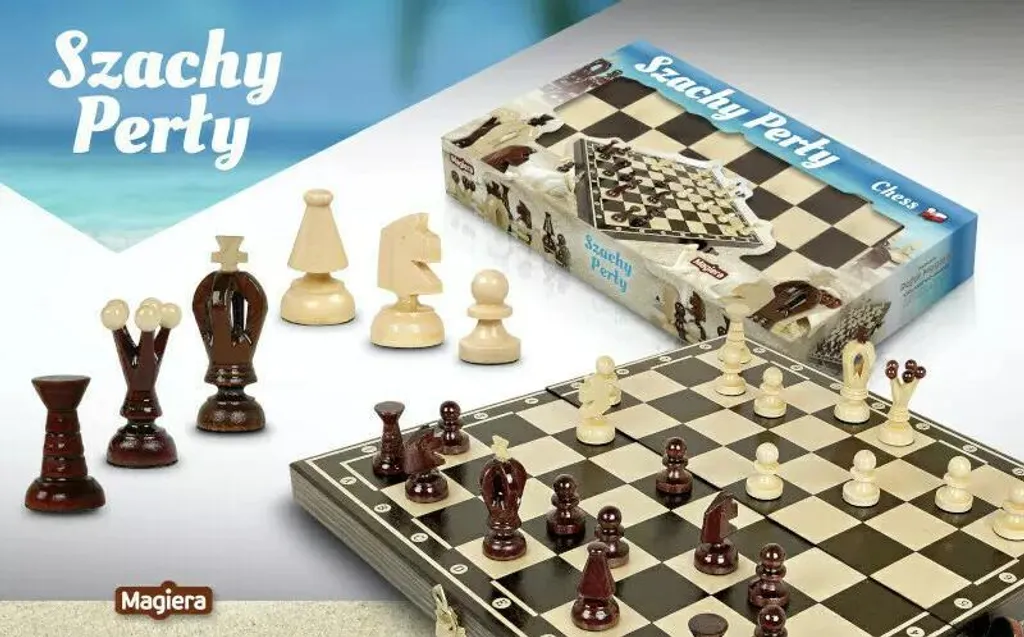 Jeu d'échecs Perles 35cm : pièces de rechange et décoration luxe