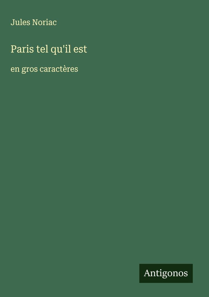 Paris wie es ist