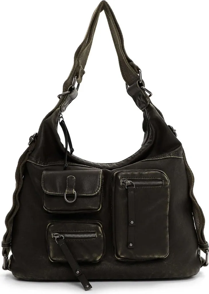 Sac de voyage compact SURI FREY SFY Batty Pouch Bag Olive pour sorties