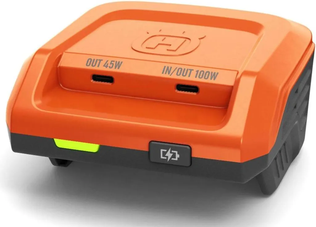 Chargez votre Smartphone sur Batterie Husqvarna 36V via USB-C 45W/100W