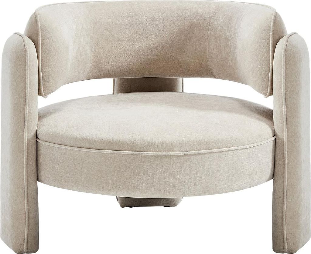 Sessel aus Stoff – Beige – ZORIMO Produktbild 