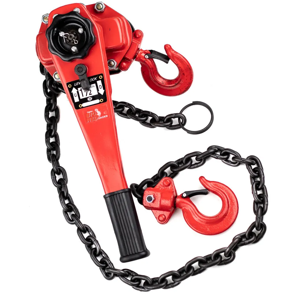Palan manuel à levier 1,5t pour levage et manutention Big Red