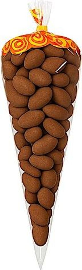 Kakaomandeln mit 100% Kakao – Gebrannte Mandeln | 250g im Spitzbeutel | Als Geschenk für Party, Hochzeit und Geburtstag