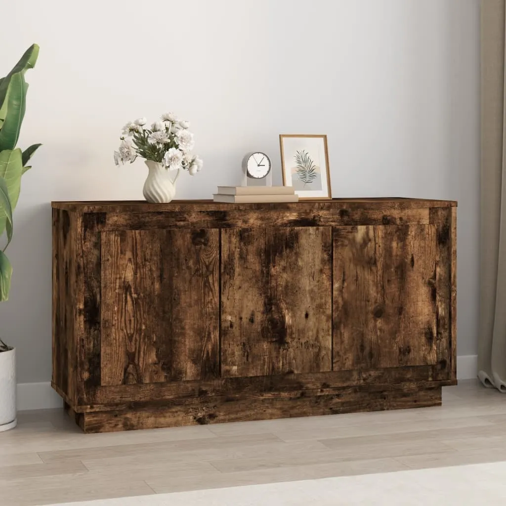 Credenza Maison Exclusive Rovere Affumicato 102x35x55 cm Mobili Soggiorno