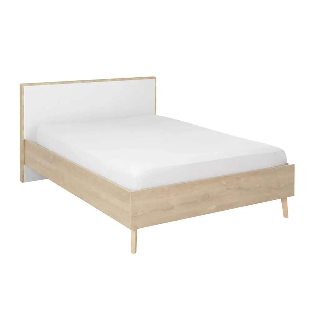 Lit d'enfant Larvik 90x200 cm - Lit simple robuste fabrication française