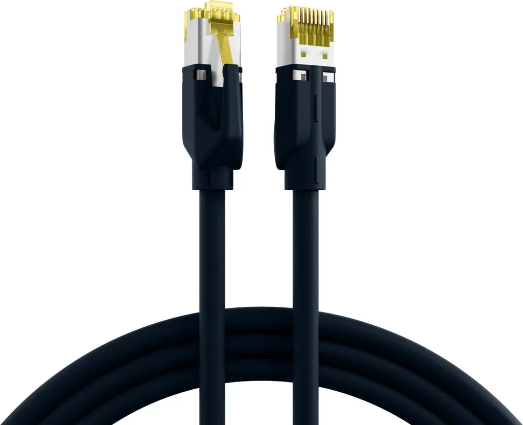 Câble réseau Cat.6A blindé S/FTP 1m avec connecteur TM31 ultra robuste