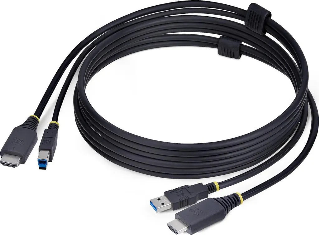 Cavo KVM HDMI 2.0 e USB 3.0 StarTech.com 1,8m 4K 60Hz per Professionisti