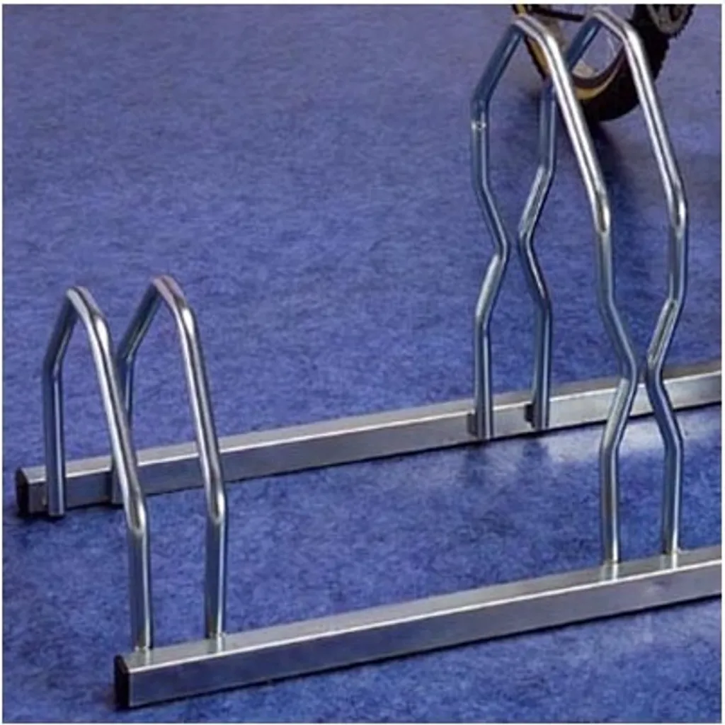 Support de Vélo pour 5 Roues en Acier Noir - Rack de Rangement Stable