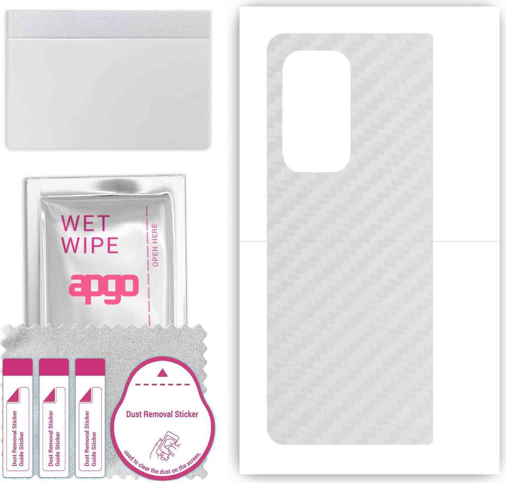 apgo Rückseite Schutzfolie, Skin, kompatibel mit Honor Magic V2, Hinten Displayschutzfolie aus Vinylfolie, kratzfest, einfache Montage - Transpare...