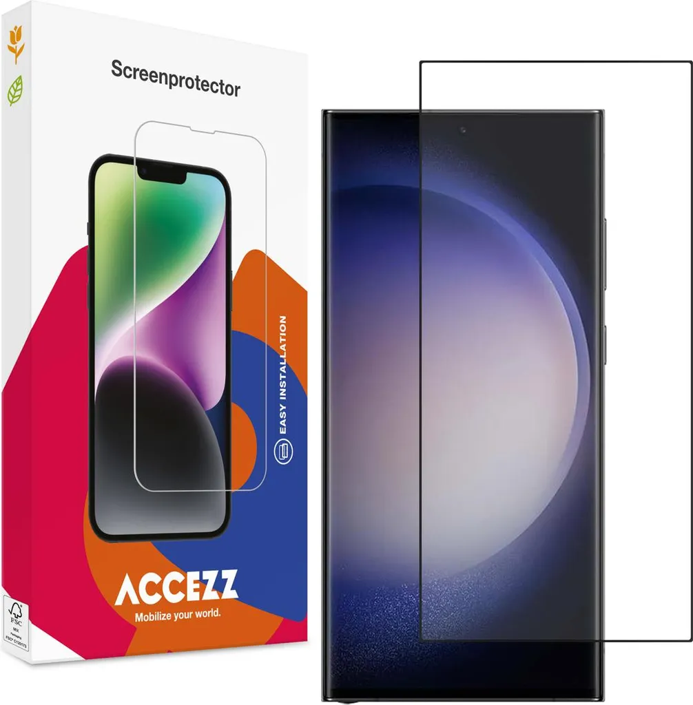 Vetro Temperato Accezz Samsung S23 Ultra - Protezione Display 9H