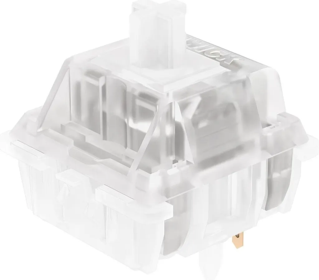 Switchs Linéaires YENKEE by DUROCK JWK Ice White 110pcs pour Clavier Custom