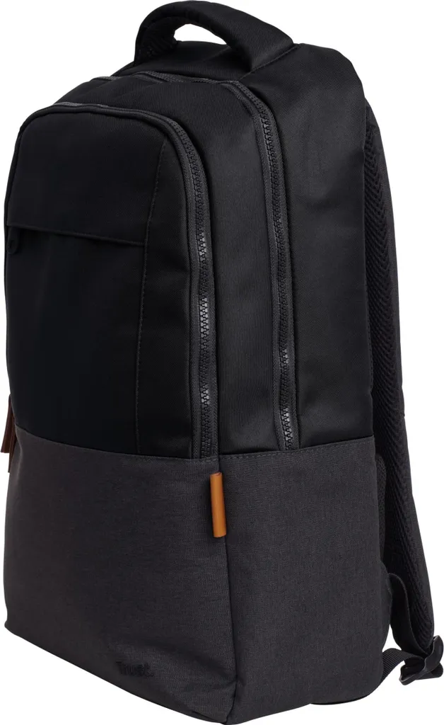 Sac à dos Trust Lisboa 16" noir avec compartiment rembourré antichoc