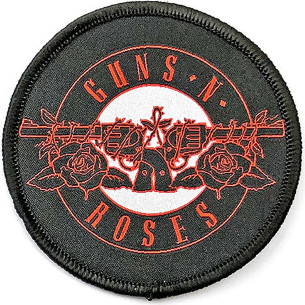 Guns N' Roses Red Circle Logo Aufnäher zum Aufnähen