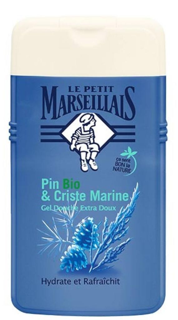 6x Le Petit Marseillais Douchegel Pin et Criste Marine BIO 250ML
