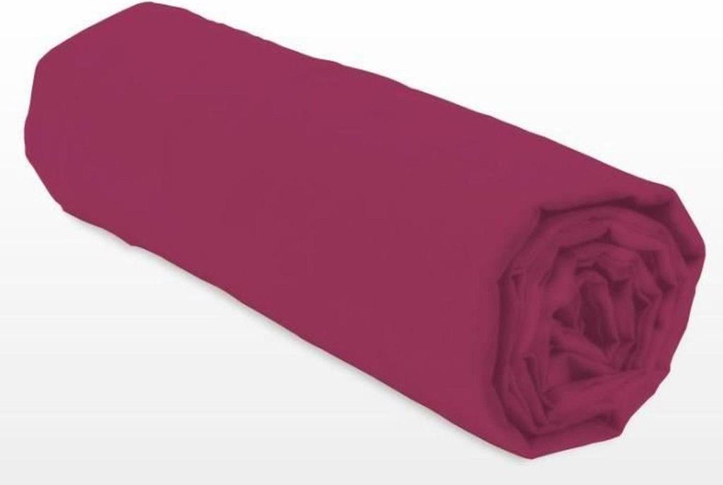 Spannbettlaken 180 x 200+25 cm - Fuchsia
