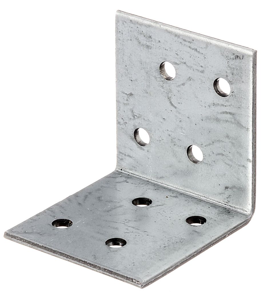 Alberts Winkelverbinder | sendzimirverzinkt | 40 x 40 x 40 mm | 50er Set