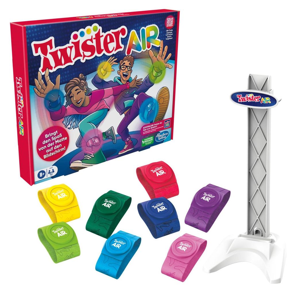 Hasbro Gaming Twister Air, Twister-Spiel, 8 Jahr(e) Produktbild 