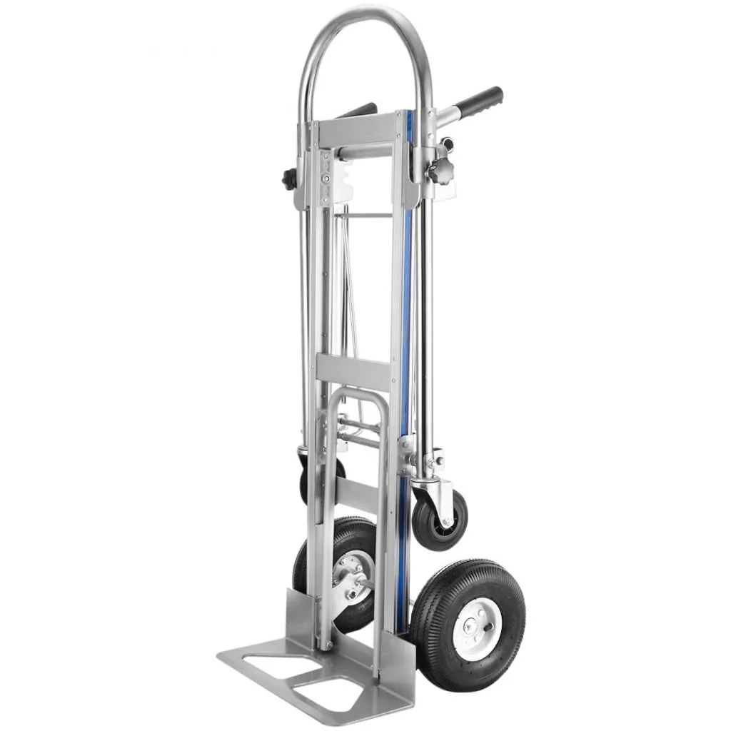 Diable pliable multi-usage et chariot de transport en alu pour coffre - 9