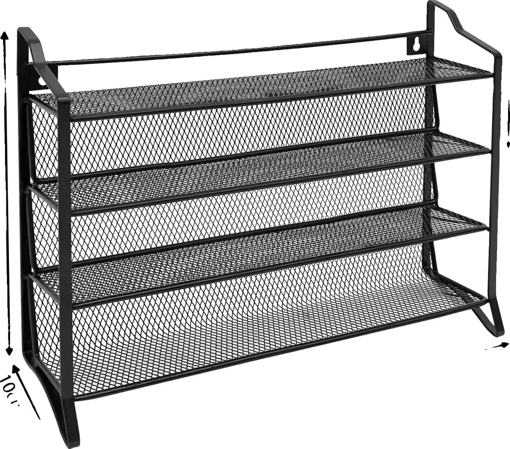 Rangement épices 4 niveaux noir comprenant 28 flacons de stockage