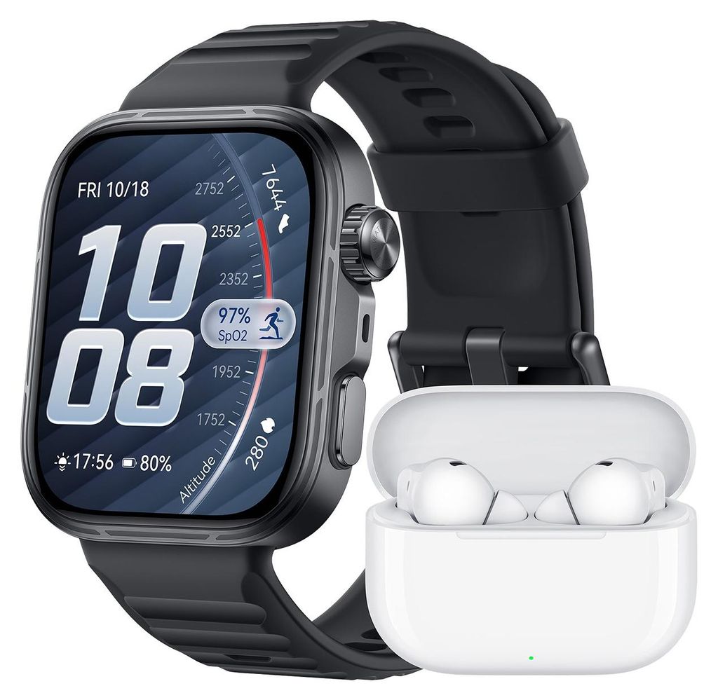 Huawei Watch Fit 5 Pro Smartwatch schwarz Bundle Produktbild 