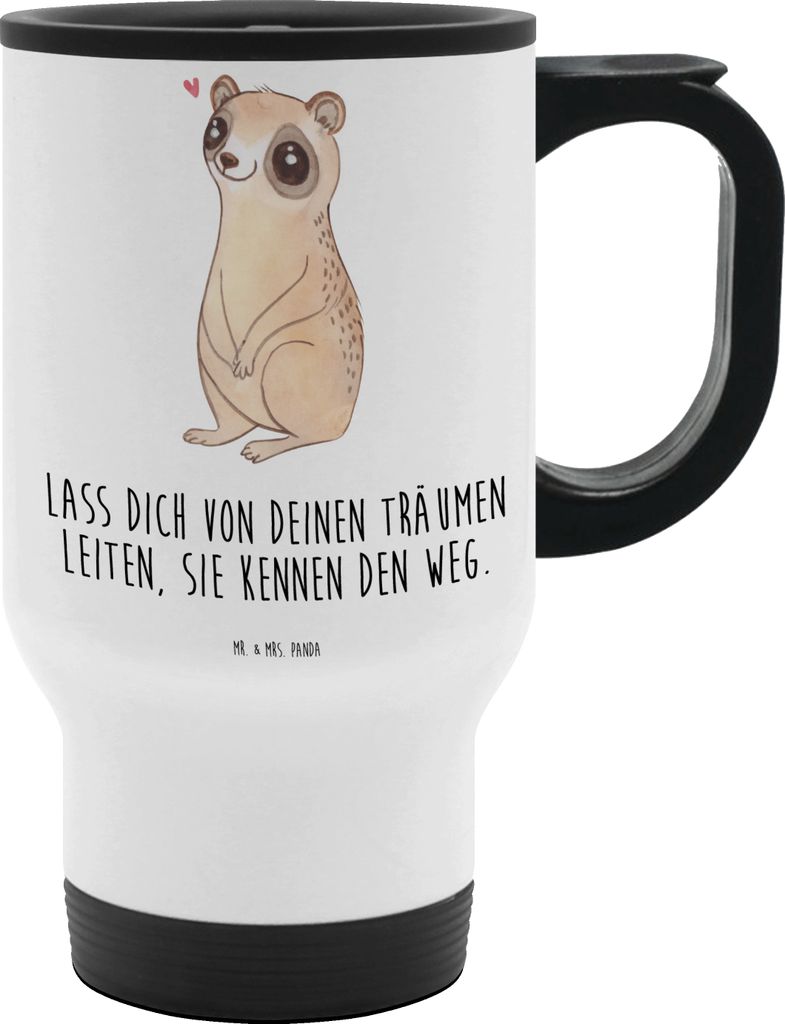 Mr. & Mrs. Panda Kaffeebecher To Go Plumplori Glücklich - Weiß - Geschenk, Gute Laune, Becher, To-Go-Becher, Thermobecher, Mehrwegbecher, thermos...