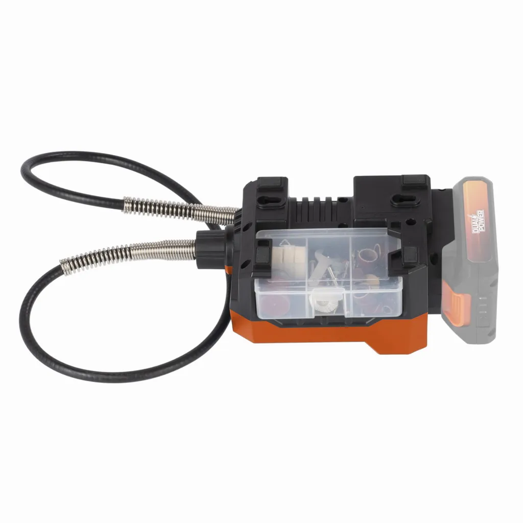Outil multifonction 20V Powerplus orange avec set complet 40 pièces - 3